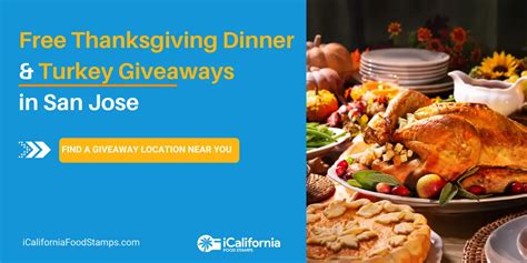 Where to find free Thanksgiving meals in San Jose